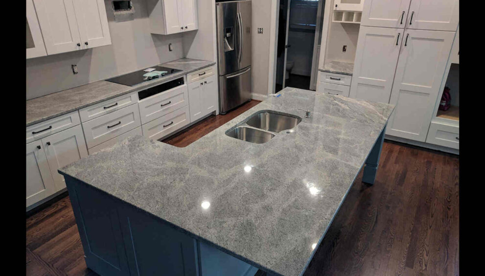 The beauty and versatility of Himalayan White Granite in this informative image