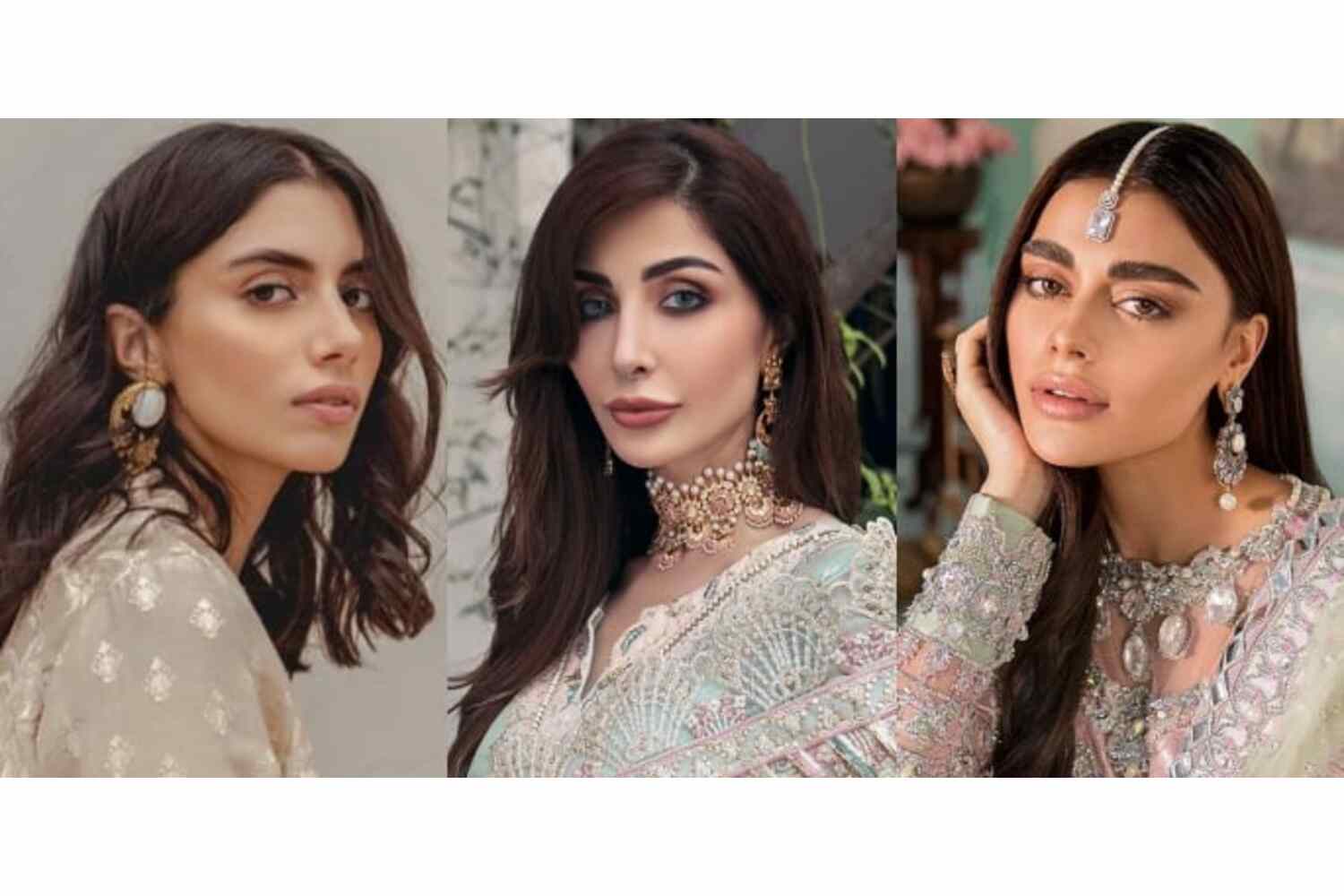 Pakistani female models pose for photograph, representing the challenges and empowerment in the modelling in Pakistan.